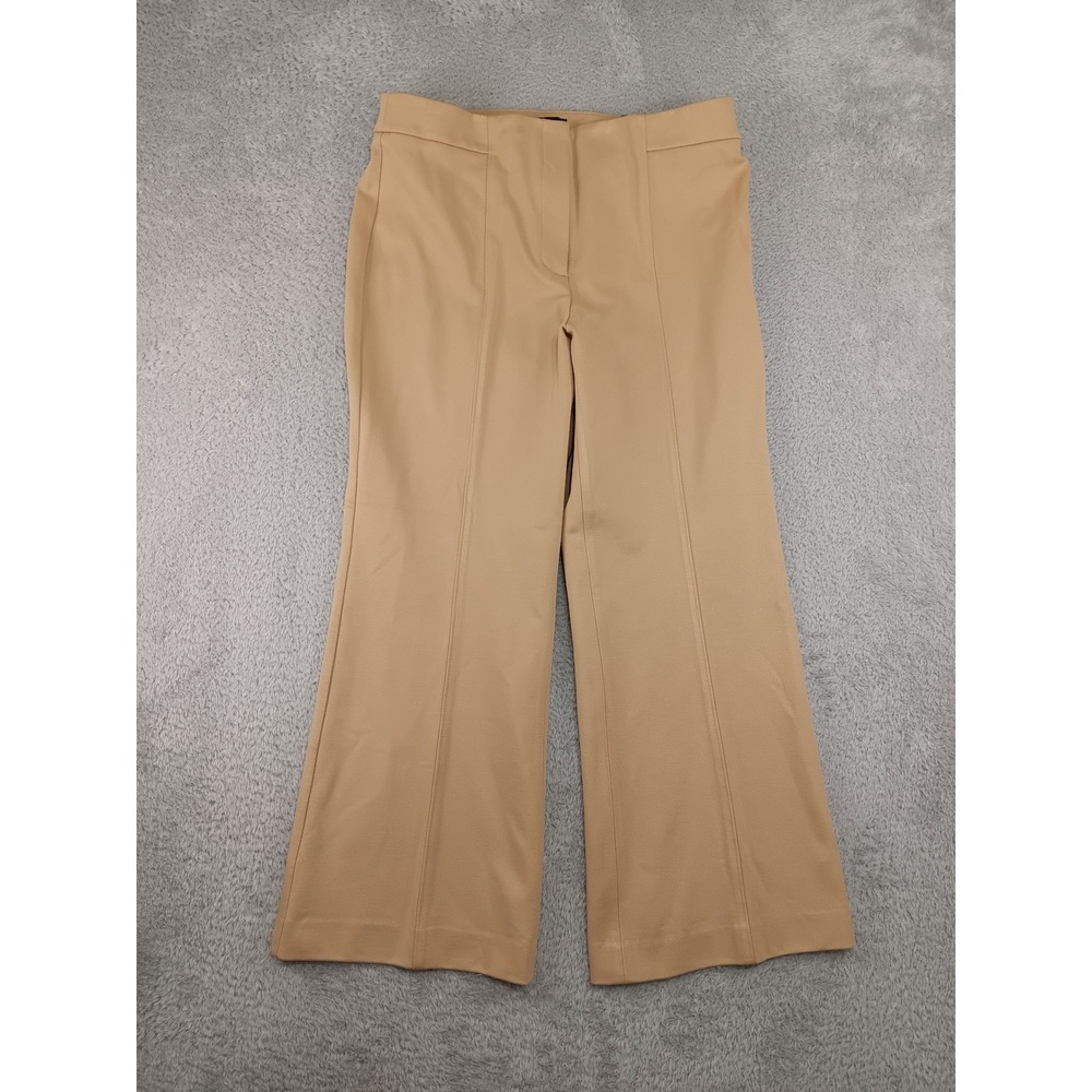 Talbots Pants Womens 14P (34x28) Brown NWT Flare Providence High Rise